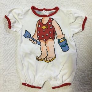 Simple Basics Onesie Bodysuit Size Med. 3-6/Months